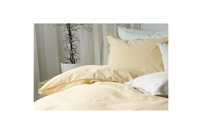 Påslakanset Dubbelsäng 3-Dels Humble - Gul - Textil & mattor - Sängkläder - Bäddset & påslakanset