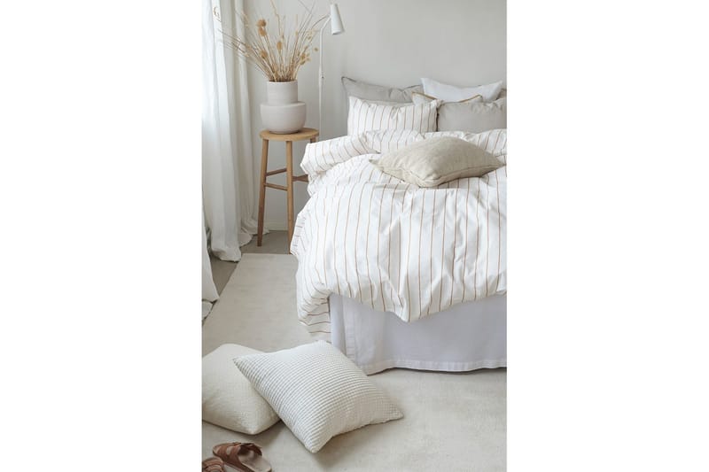 Påslakanset Dubbelsäng 3-Dels Saga - Orange - Textil & mattor - Sängkläder - Bäddset & påslakanset