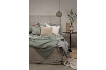 Påslakanset Dubbelsäng 3-Dels Satin - Grön - Textil & mattor - Sängkläder - Bäddset & påslakanset