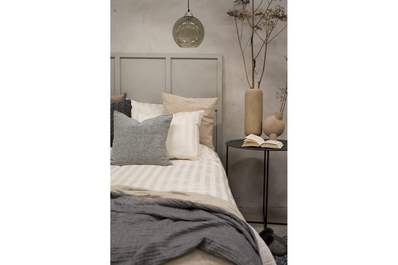 Påslakanset Dubbelsäng 3-Dels Satin - Sand - Textil & mattor - Sängkläder - Bäddset & påslakanset