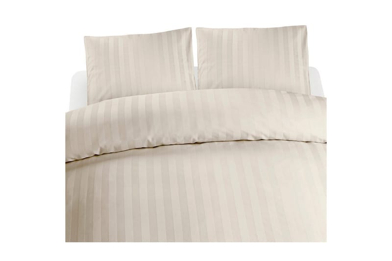 Påslakanset Dubbelsäng 3-Dels Satin, Sand