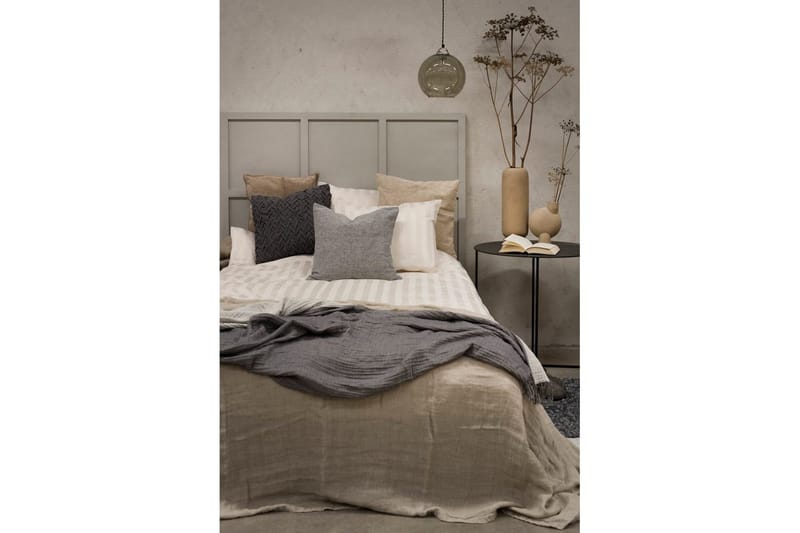 Påslakanset Dubbelsäng 3-Dels Satin - Sand - Textil & mattor - Sängkläder - Bäddset & påslakanset