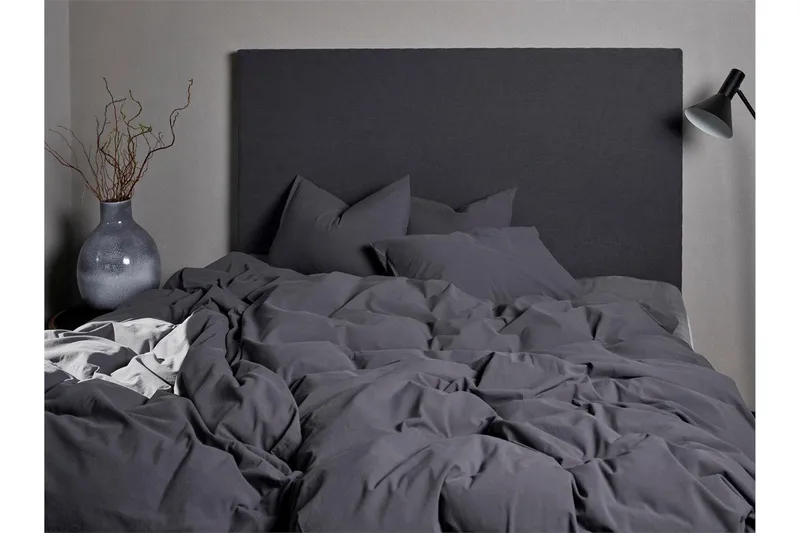 Chill Bäddset 230x220/50x60 cm Mörkgrå - Turiform - Textil & mattor - Sängkläder - Bäddset & påslakanset - Påslakanset dubbelsäng