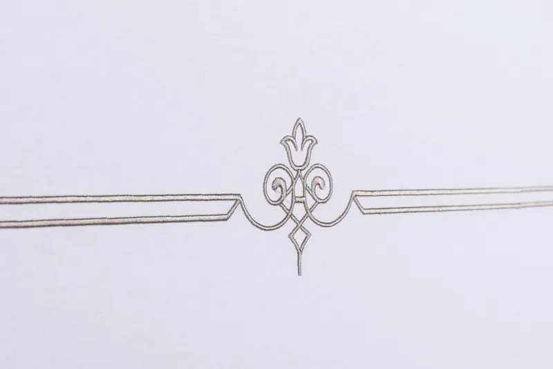 Cotton Box Bäddset Dubbelt 6-dels Satin - Vit/Grå - Textil & mattor - Sängkläder - Bäddset & påslakanset - Påslakanset dubbelsäng