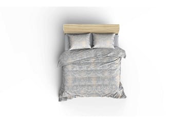 Eponj Home Överkast Dubbelt 200x235+Lakan+2 Kuddfodral - Blå/Vit - Textil & mattor - Sängkläder - Bäddset & påslakanset - Påslakanset dubbelsäng