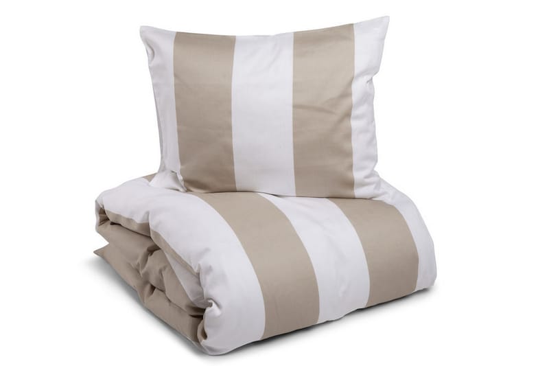 Fjällbacka KZ Bäddset 50x60/220x230 cm Sand - Kosta Linnewäfveri - Textil & mattor - Sängkläder - Bäddset & påslakanset - Påslakanset dubbelsäng