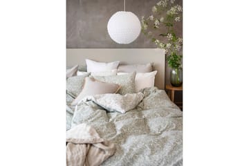 Påslakanset Dubbelsäng 3-Dels Garden Grön - Borganäs of Sweden - Textil & mattor - Sängkläder - Bäddset & påslakanset - Påslakanset dubbelsäng