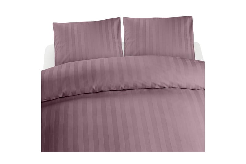 Påslakanset Dubbelsäng 3-Dels Satin - Lila - Textil & mattor - Sängkläder - Bäddset & påslakanset - Påslakanset dubbelsäng