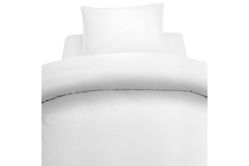 Påslakanset Dubbelsäng 3-Dels Washed - Vit - Textil & mattor - Sängkläder - Bäddset & påslakanset - Påslakanset dubbelsäng