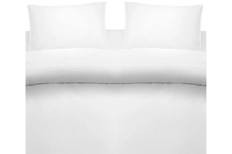 Påslakanset Dubbelsäng 3-Dels Washed - Vit - Textil & mattor - Sängkläder - Bäddset & påslakanset - Påslakanset dubbelsäng