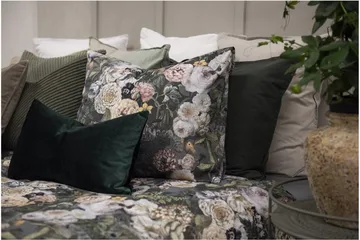 Påslakanset Enkelsäng 2-Dels Abigail Grön - Borganäs of Sweden - Textil & mattor - Sängkläder - Bäddset & påslakanset