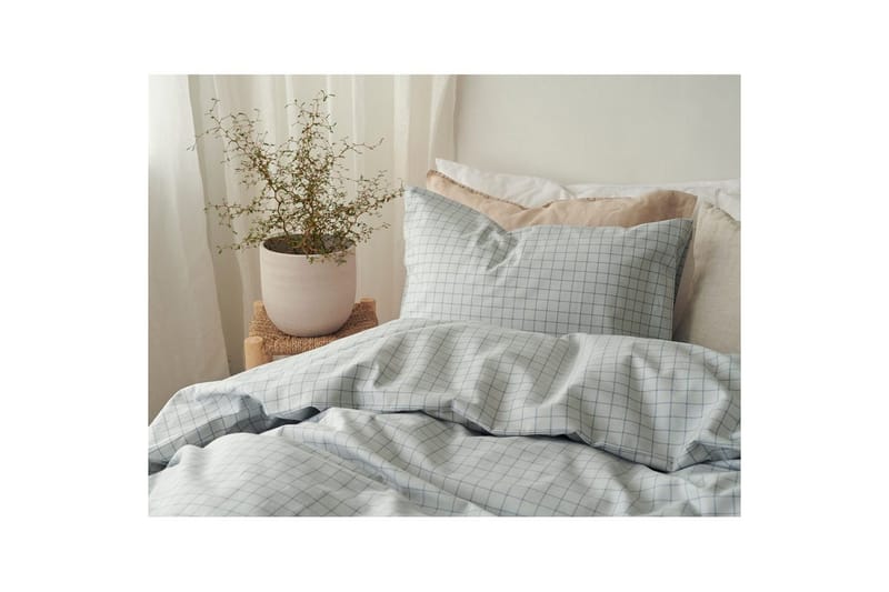 Påslakanset Enkelsäng 2-Dels Birger Flanell - Grön - Textil & mattor - Sängkläder - Täcke