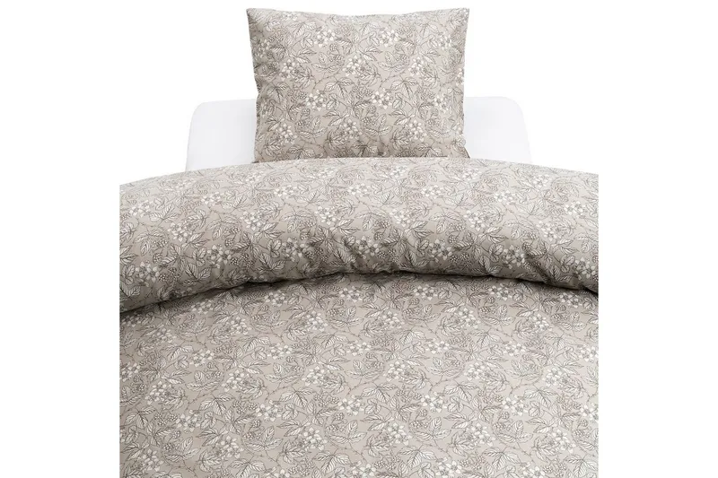 Påslakanset Enkelsäng 2-Dels Blackberry, Brun