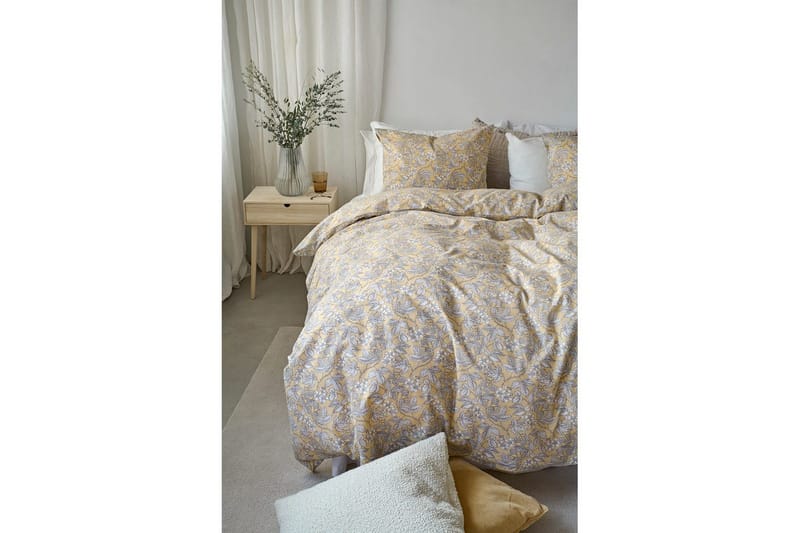 Påslakanset Enkelsäng 2-Dels Blackberry - Gul - Textil & mattor - Sängkläder - Bäddset & påslakanset