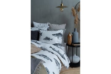Påslakanset Enkelsäng 2-Dels Fiske Vit - Franzén - Textil & mattor - Sängkläder - Bäddset & påslakanset
