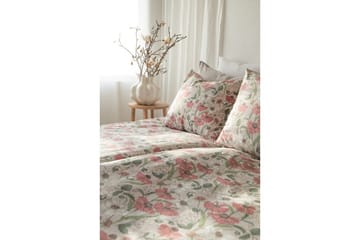 Påslakanset Enkelsäng 2-Dels Fleur - Rosa - Textil & mattor - Sängkläder - Bäddset & påslakanset