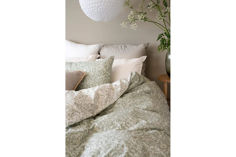 Påslakanset Enkelsäng 2-Dels Garden - Grön - Textil & mattor - Sängkläder - Bäddset & påslakanset