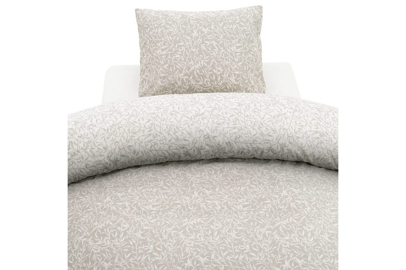 Påslakanset Enkelsäng 2-Dels Garden, Greige