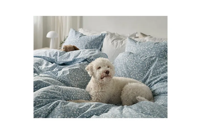 Påslakanset Enkelsäng 2-Dels Hedda - Blå - Textil & mattor - Sängkläder - Bäddset & påslakanset