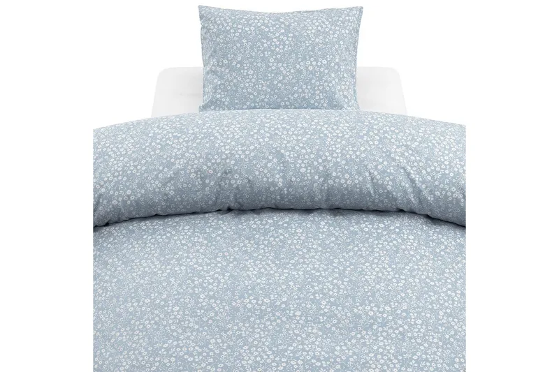 Påslakanset Enkelsäng 2-Dels Hedda - Blå - Textil & mattor - Sängkläder - Bäddset & påslakanset