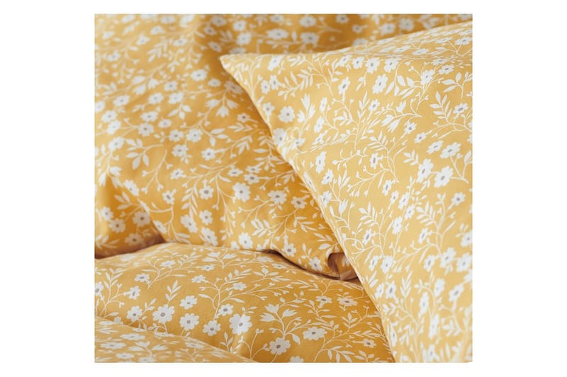 Påslakanset Enkelsäng 2-Dels Hedda - Gul - Textil & mattor - Sängkläder - Bäddset & påslakanset
