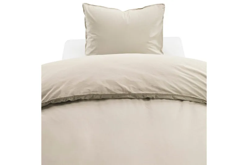 Påslakanset Enkelsäng 2-Dels Humble - Beige - Textil & mattor - Sängkläder - Bäddset & påslakanset