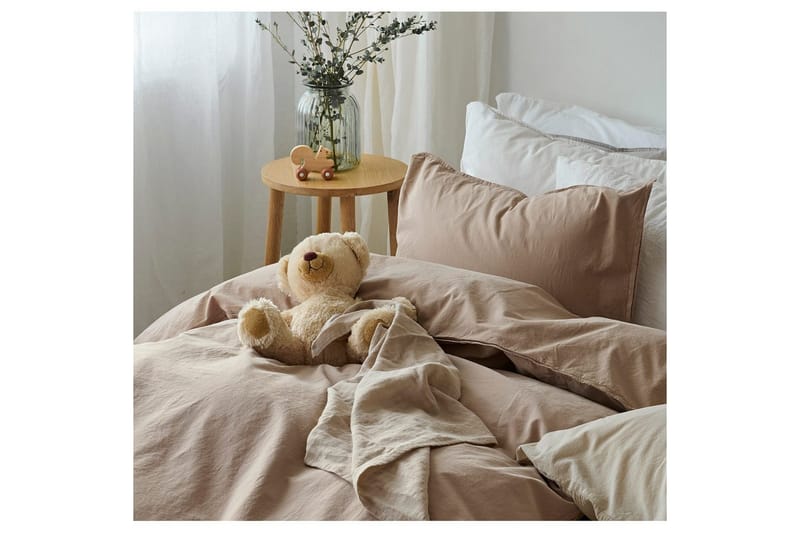 Påslakanset Enkelsäng 2-Dels Humble - Brun - Textil & mattor - Sängkläder - Bäddset & påslakanset