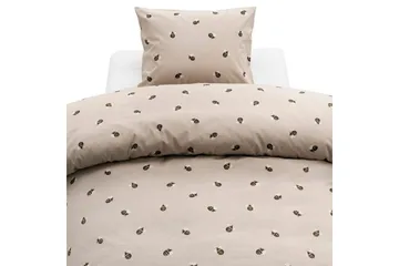Påslakanset Enkelsäng 2-Dels Humla Sand - Textil & mattor - Sängkläder - Bäddset & påslakanset