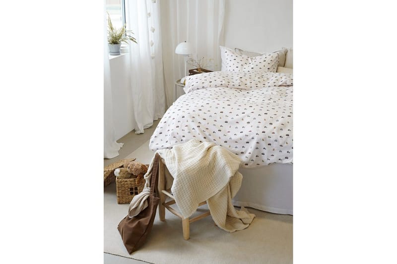 Påslakanset Enkelsäng 2-Dels John Beige - Textil & mattor - Sängkläder - Bäddset & påslakanset