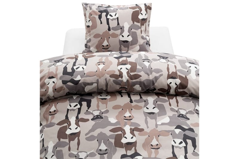 Påslakanset Enkelsäng 2-Dels Kossor Sand, undefined