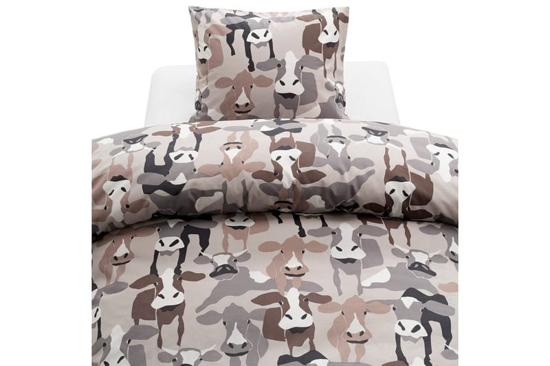 Påslakanset Enkelsäng 2-Dels Kossor Sand, undefined