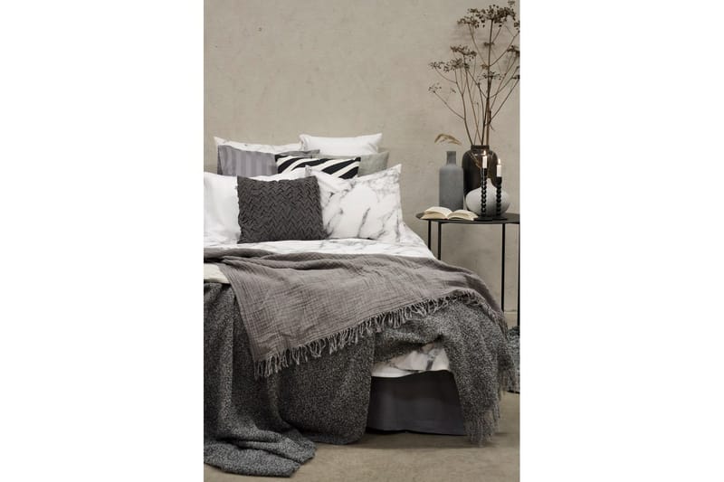 Påslakanset Enkelsäng 2-Dels Marmor Vit - Borganäs - Textil & mattor - Sängkläder - Bäddset & påslakanset