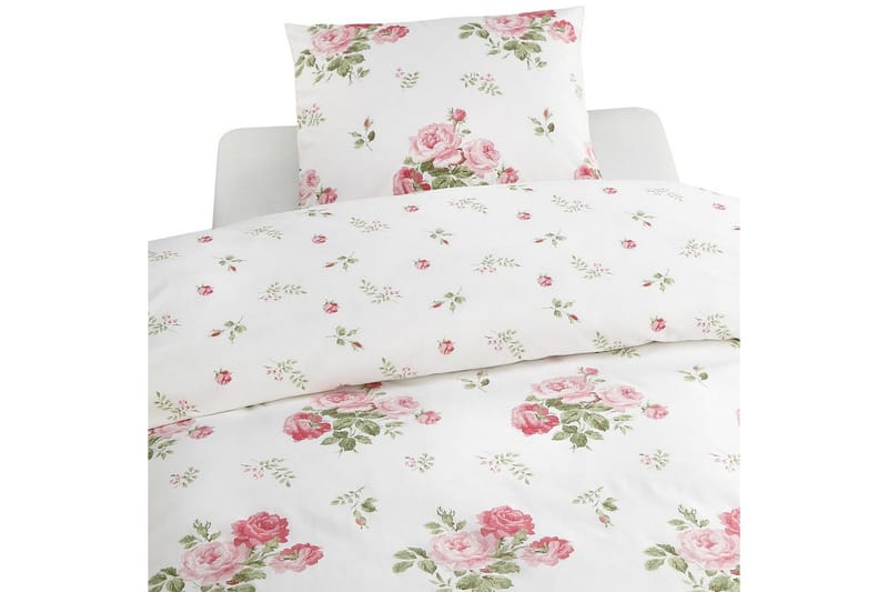 Påslakanset Enkelsäng 2-Dels New Dawn Rosa, Borganäs of Sweden