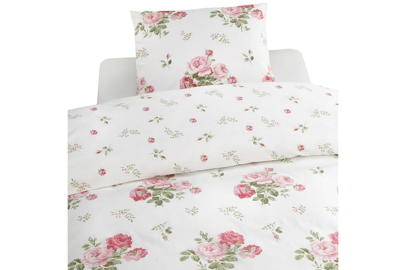 Påslakanset Enkelsäng 2-Dels New Dawn Rosa, Borganäs