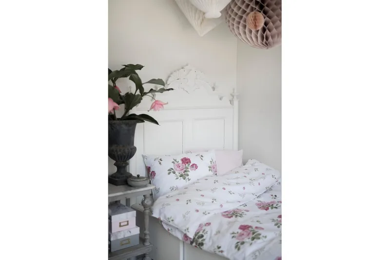 Påslakanset Enkelsäng 2-Dels New Dawn Rosa - Borganäs - Textil & mattor - Sängkläder - Bäddset & påslakanset