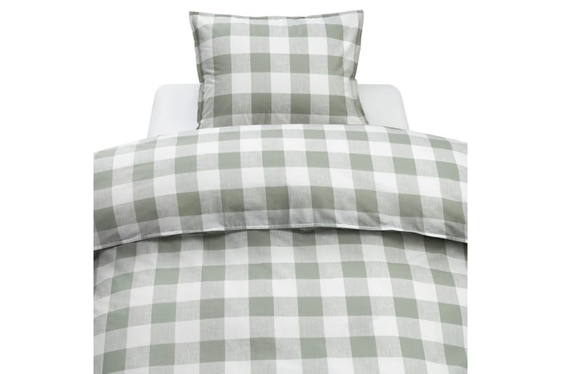 Påslakanset Enkelsäng 2-Dels Ruta Grön, undefined