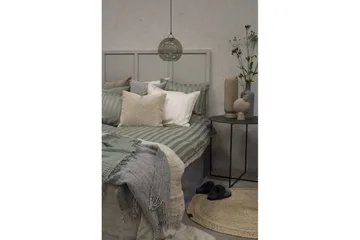 Påslakanset Enkelsäng 2-Dels Satin - Grön - Textil & mattor - Sängkläder - Bäddset & påslakanset