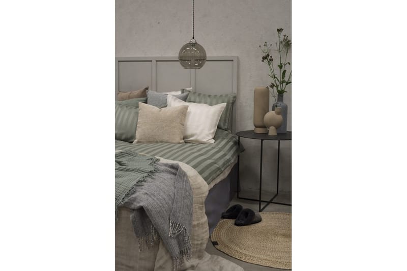 Påslakanset Enkelsäng 2-Dels Satin - Grön - Textil & mattor - Sängkläder - Bäddset & påslakanset