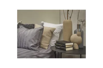 Påslakanset Enkelsäng 2-Dels Satin - Ljusgrå - Textil & mattor - Sängkläder - Bäddset & påslakanset