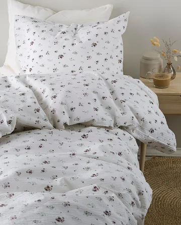 Påslakanset Enkelsäng 2-Dels Set Anna - Röd - Textil & mattor - Sängkläder - Bäddset & påslakanset