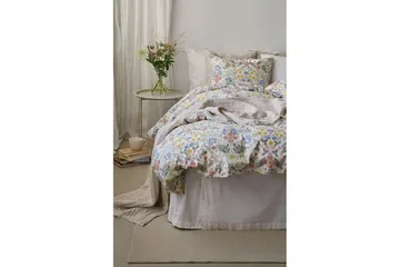 Påslakanset Enkelsäng 2-Dels Sommarblommor Multi - Textil & mattor - Sängkläder - Bäddset & påslakanset