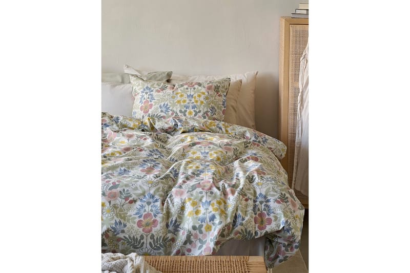 Påslakanset Enkelsäng 2-Dels Sommarblommor Multi - Textil & mattor - Sängkläder - Täcke