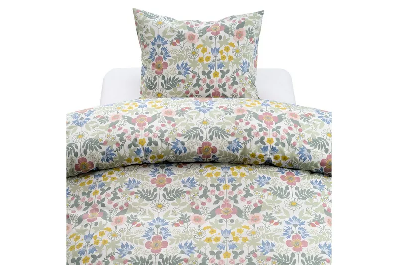 Påslakanset Enkelsäng 2-Dels Sommarblommor Multi, undefined