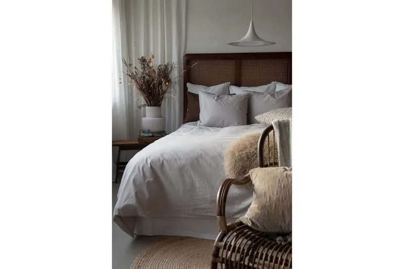 Påslakanset Enkelsäng 2-Dels Thelma Stripe - Brun - Textil & mattor - Sängkläder - Bäddset & påslakanset