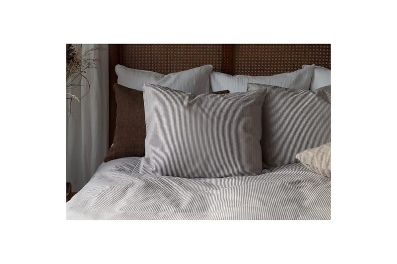 Påslakanset Enkelsäng 2-Dels Thelma Stripe - Brun - Textil & mattor - Sängkläder - Bäddset & påslakanset