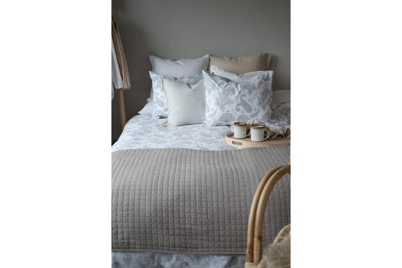 Påslakanset Enkelsäng 2-Dels Tilly - Grå - Textil & mattor - Sängkläder - Bäddset & påslakanset