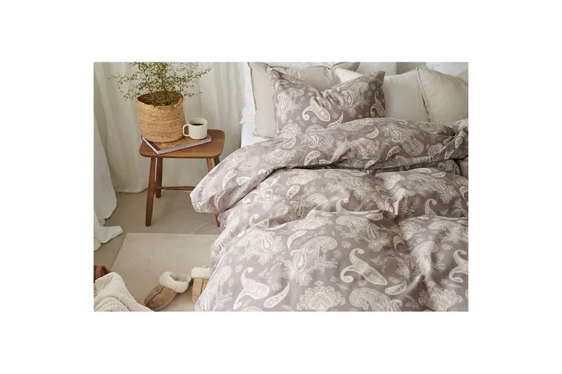 Påslakanset Enkelsäng 2-Dels Tilly Sand - Textil & mattor - Sängkläder - Bäddset & påslakanset