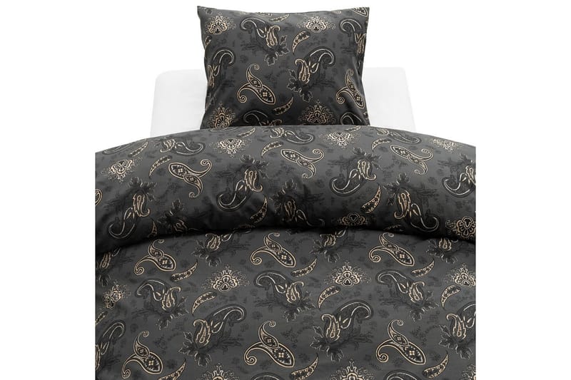 Påslakanset Enkelsäng 2-Dels Tilly - Svart - Textil & mattor - Sängkläder - Bäddset & påslakanset