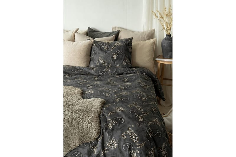 Påslakanset Enkelsäng 2-Dels Tilly - Svart - Textil & mattor - Sängkläder - Bäddset & påslakanset