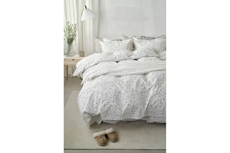 Påslakanset Enkelsäng 2-Dels Vilja - Blå - Textil & mattor - Sängkläder - Bäddset & påslakanset